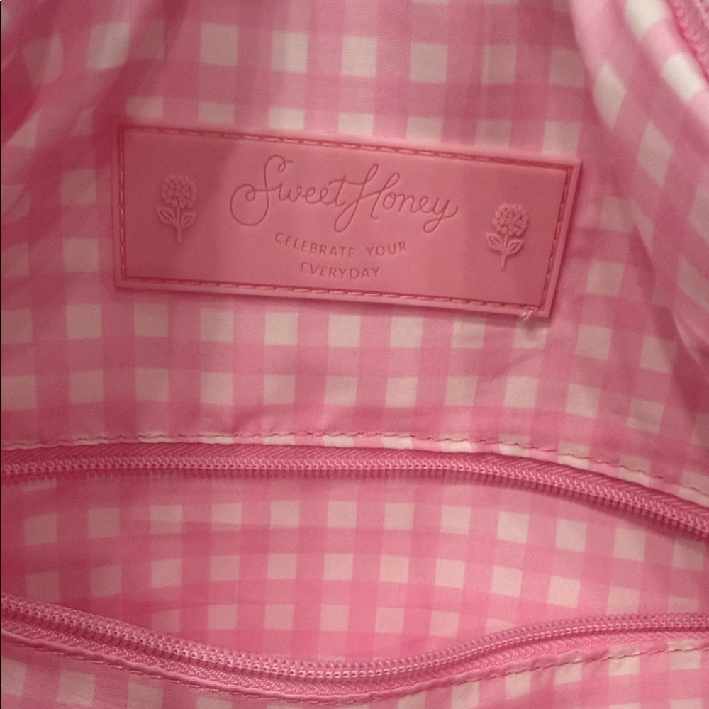 SweetHoney Pink Floral Travel Bag with Stoney Clover patch - Picture 8 of 9